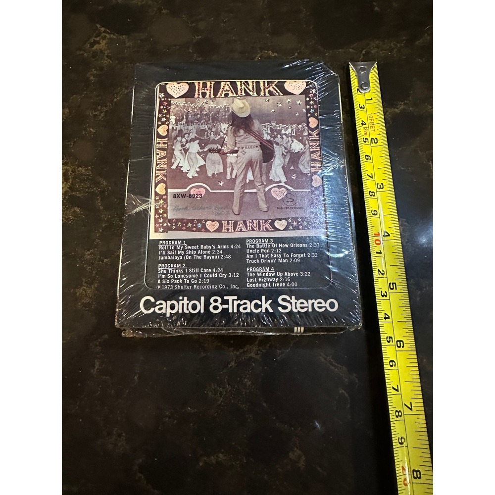 Hank Wilson's Back Vol 1 Leon Russell 8-Track Tape Sealed Capitol 1973 8XW-8923